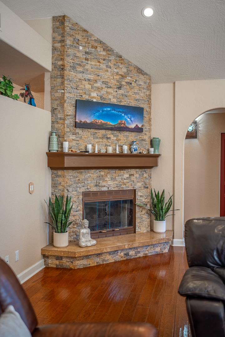 Cozy Fireplace In Living Room