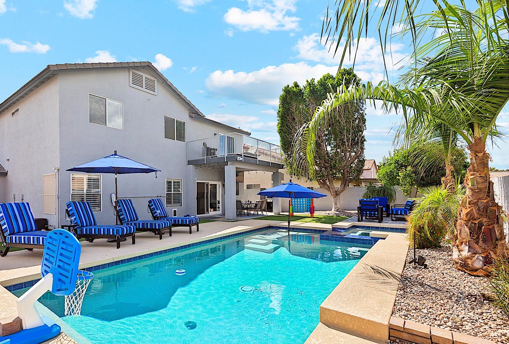 Backyard during the day