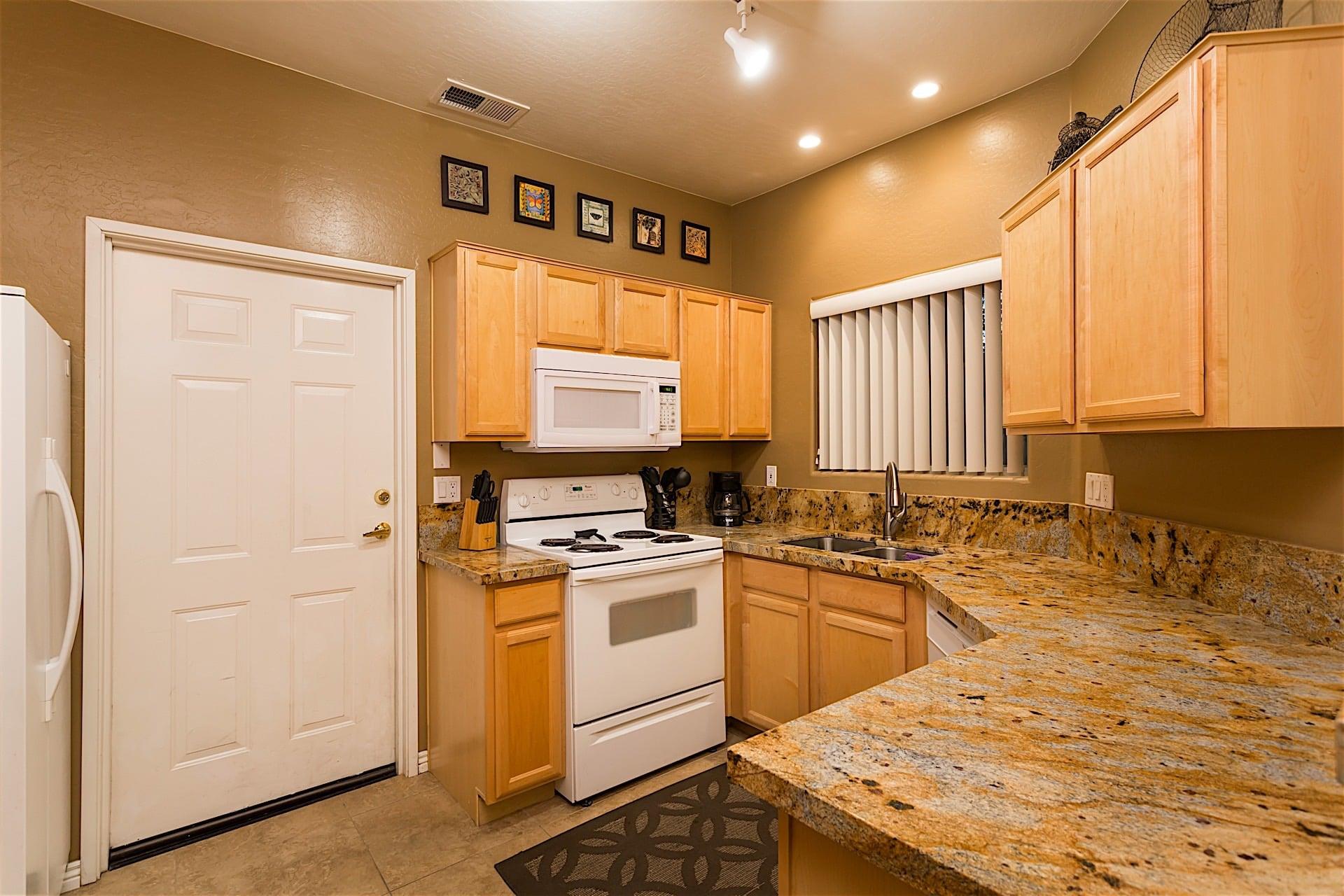 Lots of counter space and Lots of Lighting