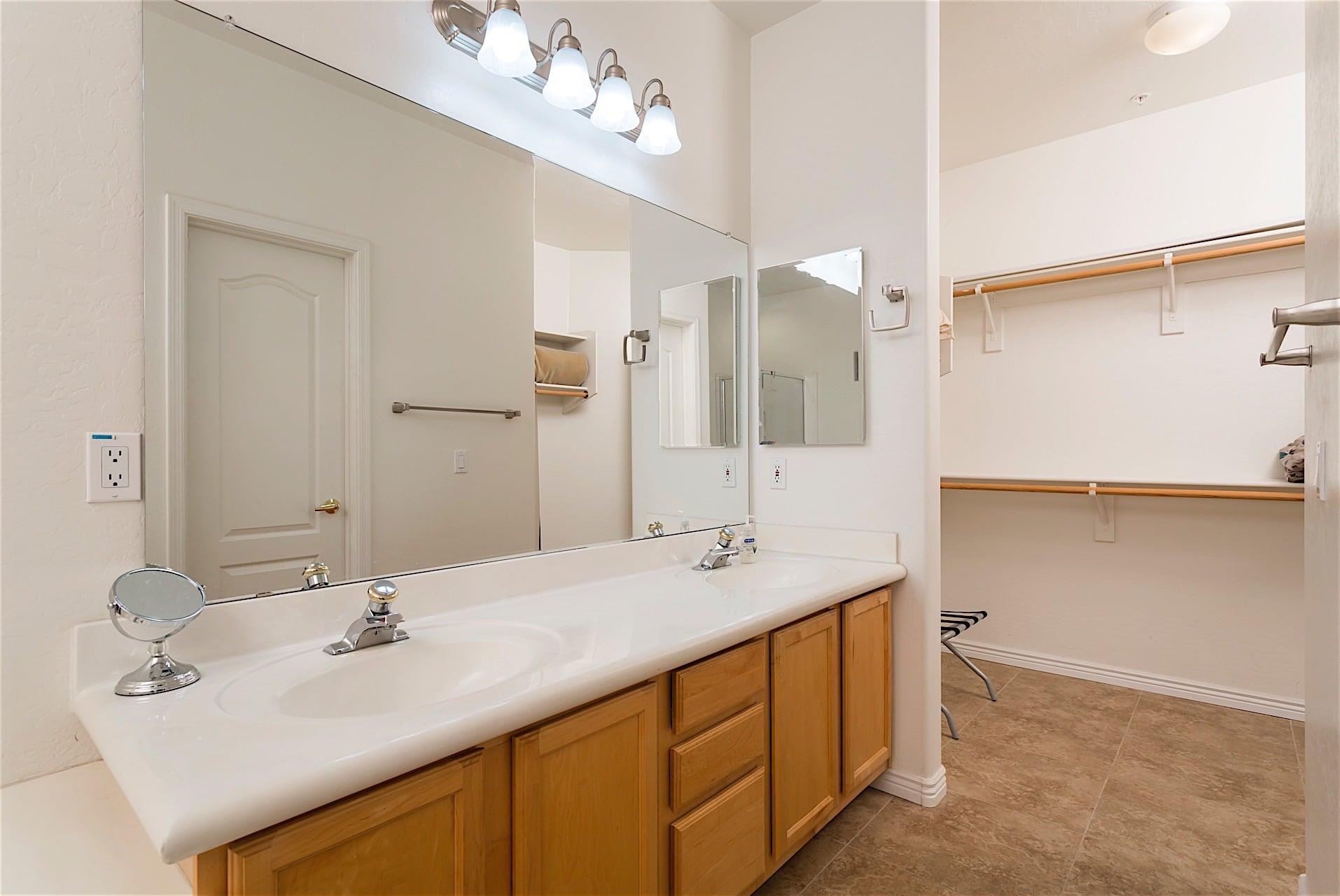 Master Bath double sinks