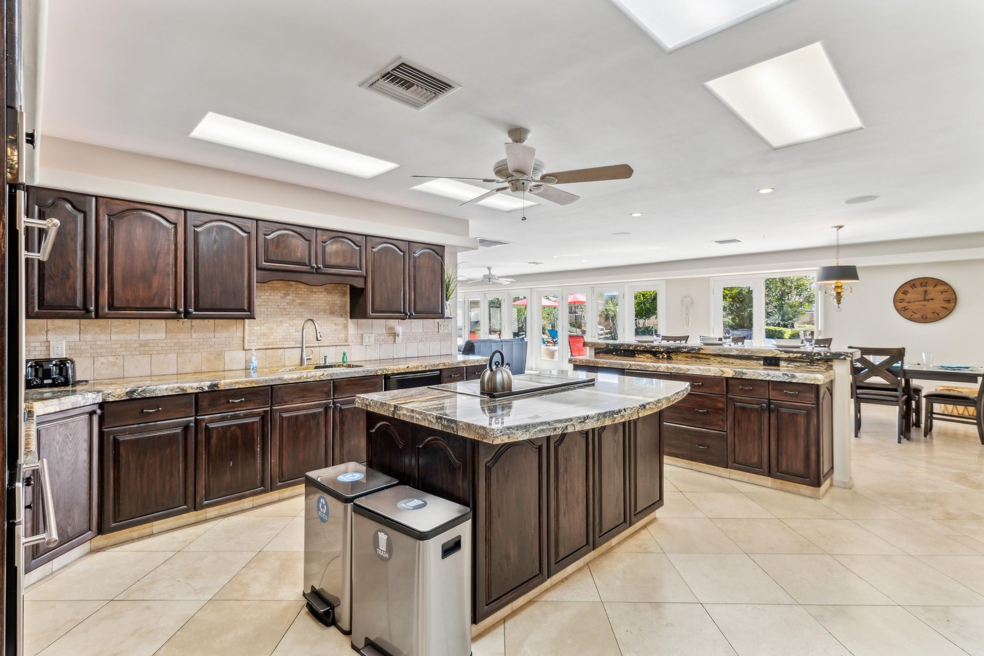 Large kitchen to cook a family meal