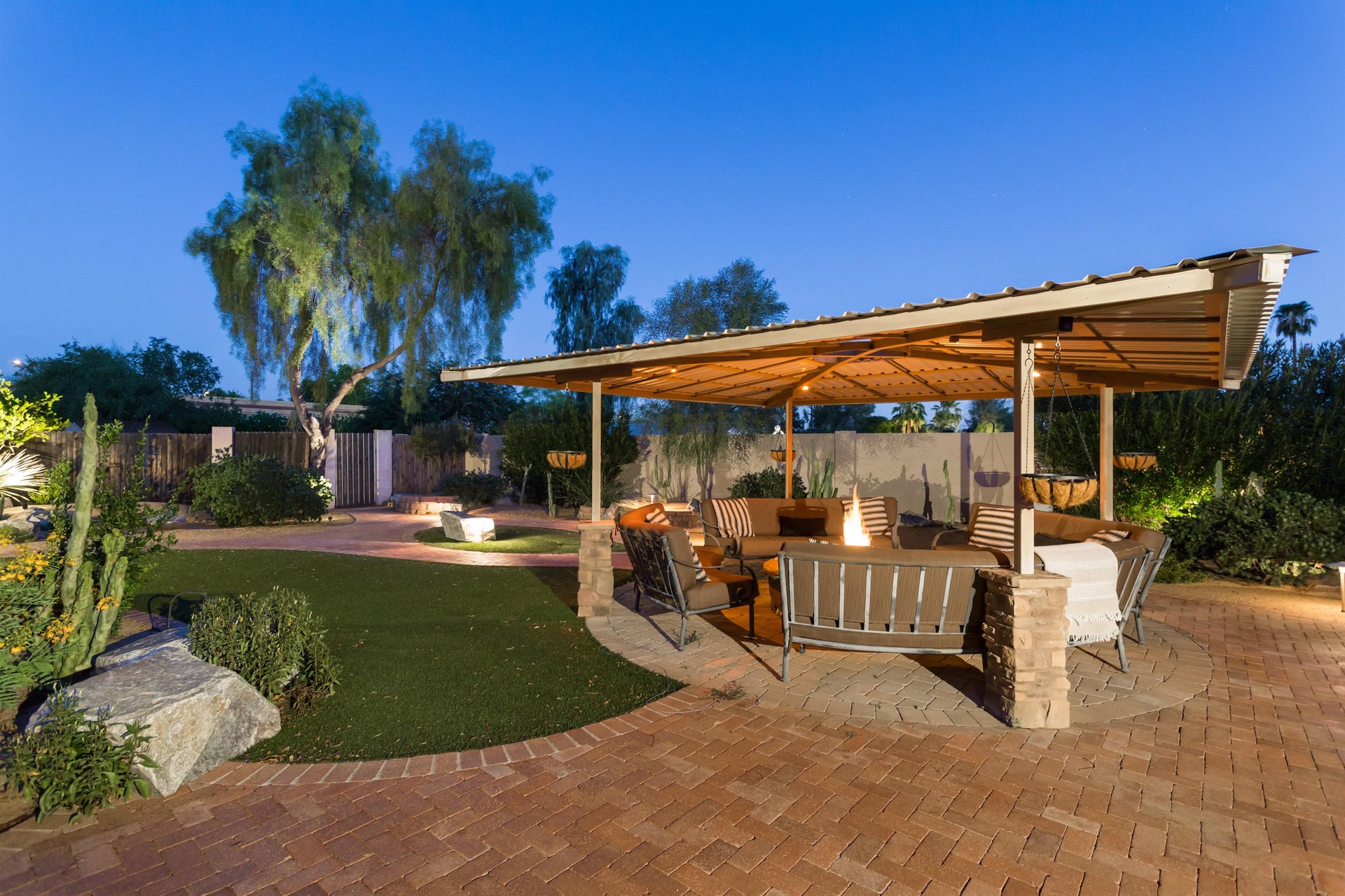 Gather round the fire pit as the nights begin to cool off