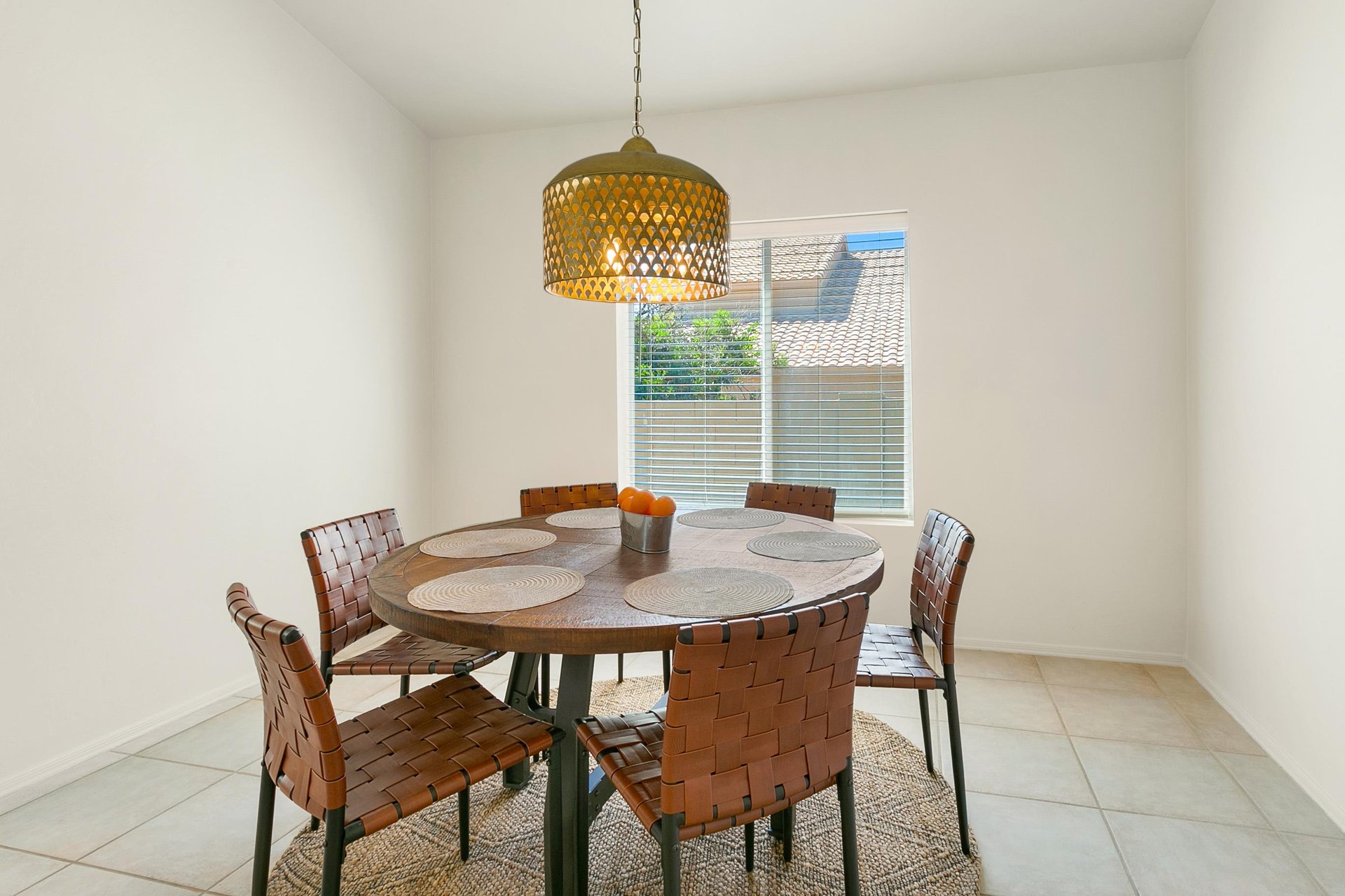 Separate dining area