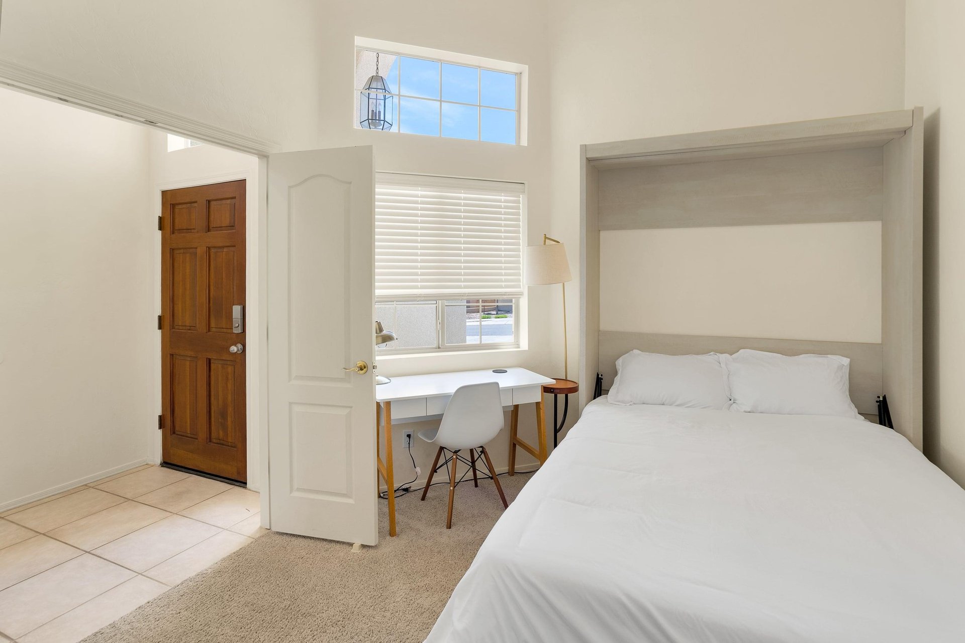 Den with Murphy Bed set up