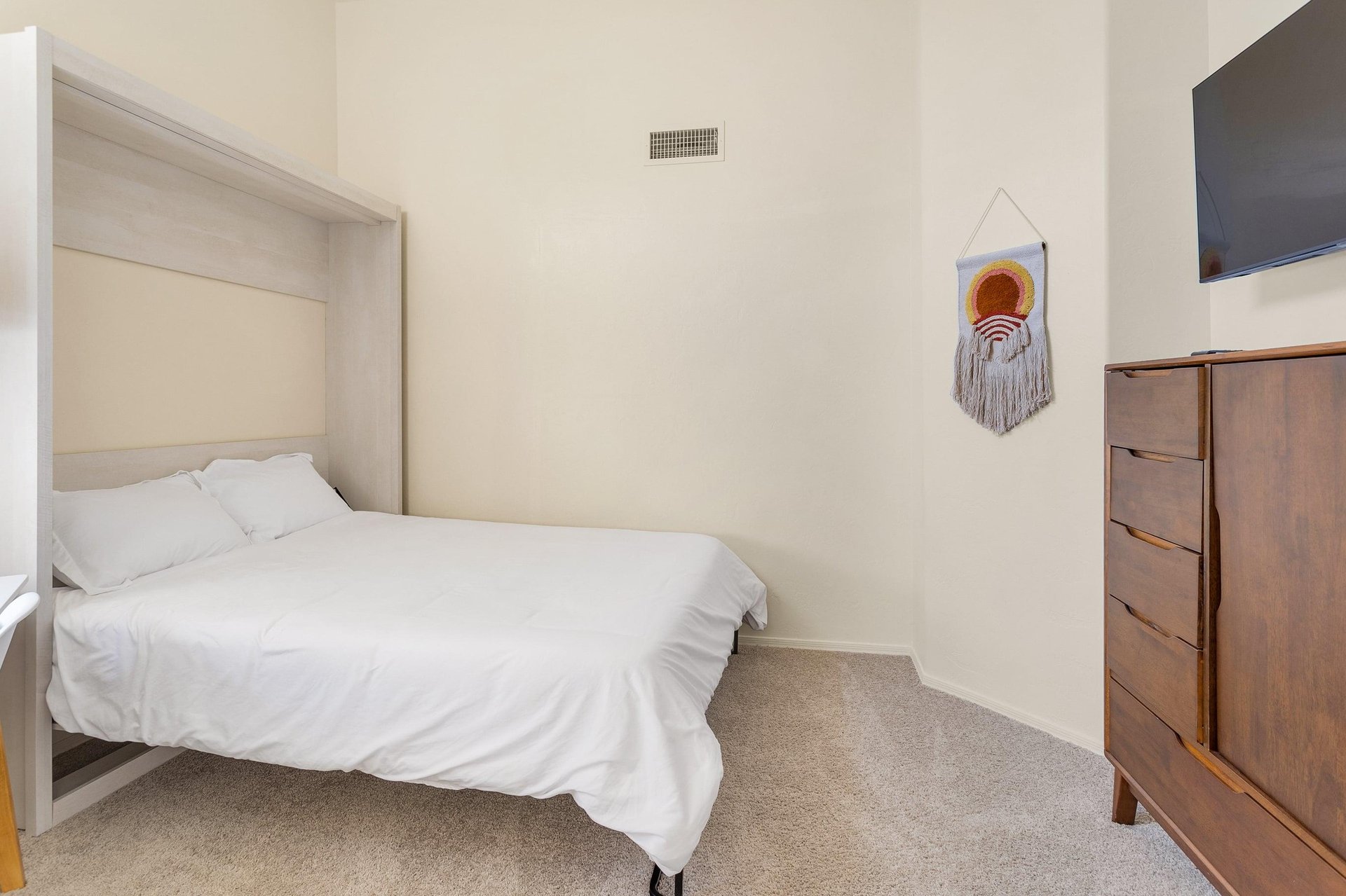 Den with Murphy Bed set up