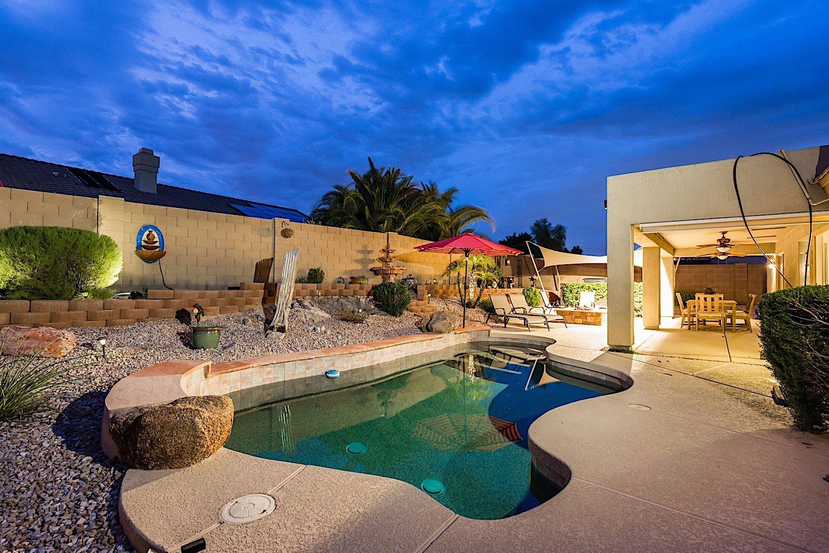 Great outdoor space for entertaining