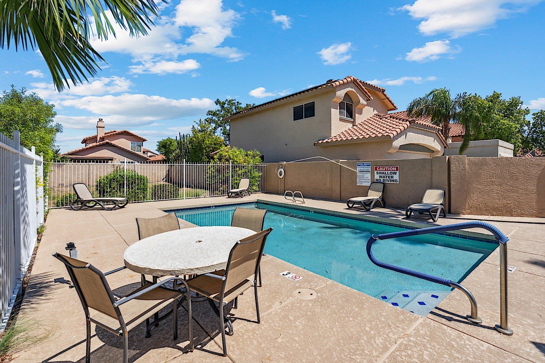 Community pool unheated