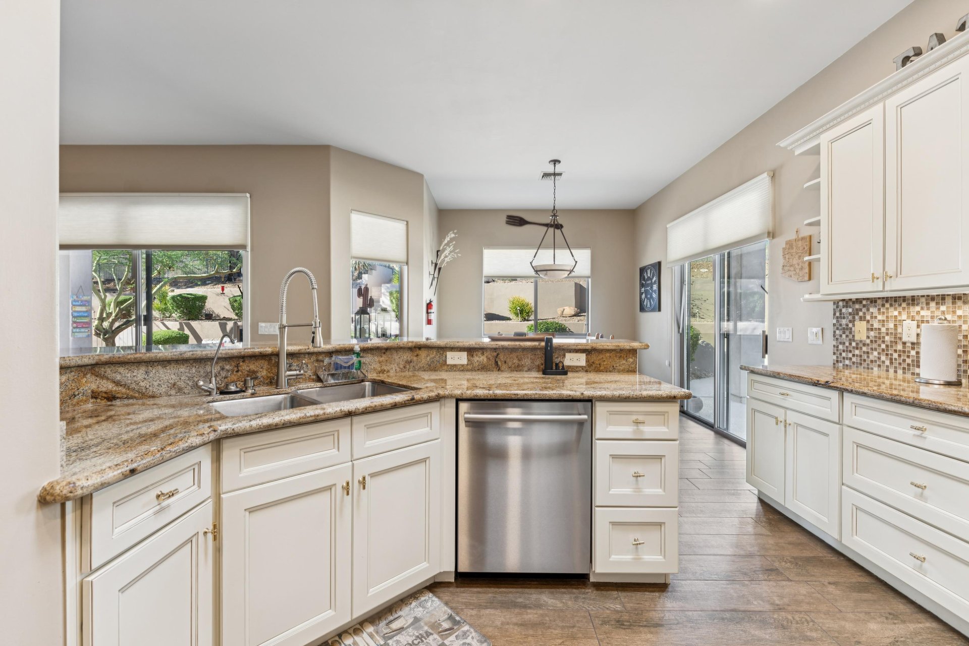 Cook, chat, and unwind together in the spacious open kitchen