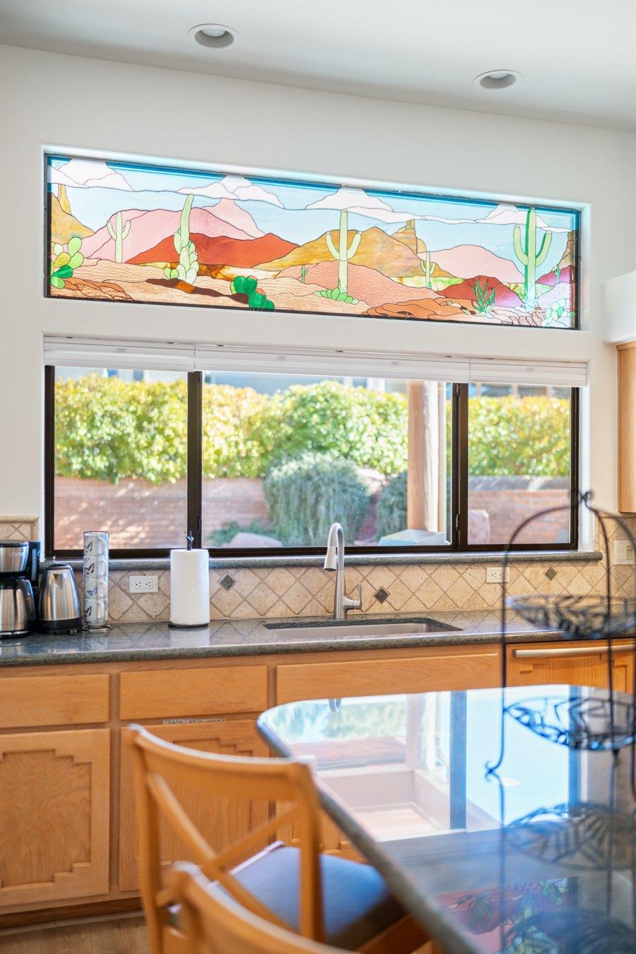 Window Overlooks The Pool