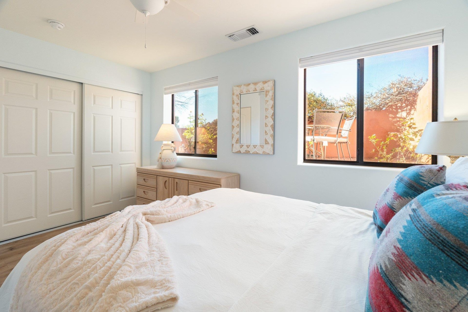 View From 2nd Guest Bedroom Of Front Court Yard