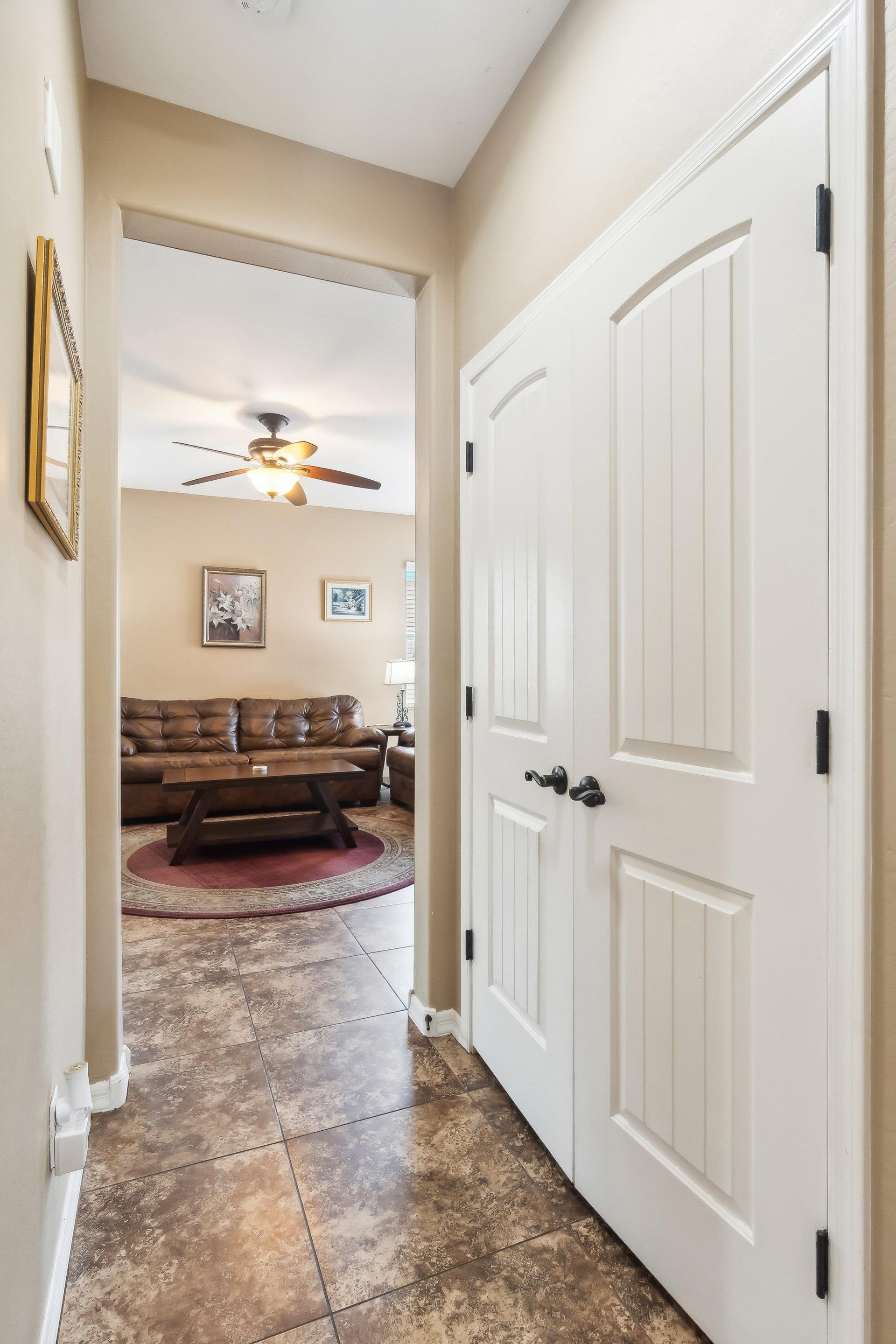 Lots of storage closets filled with board games