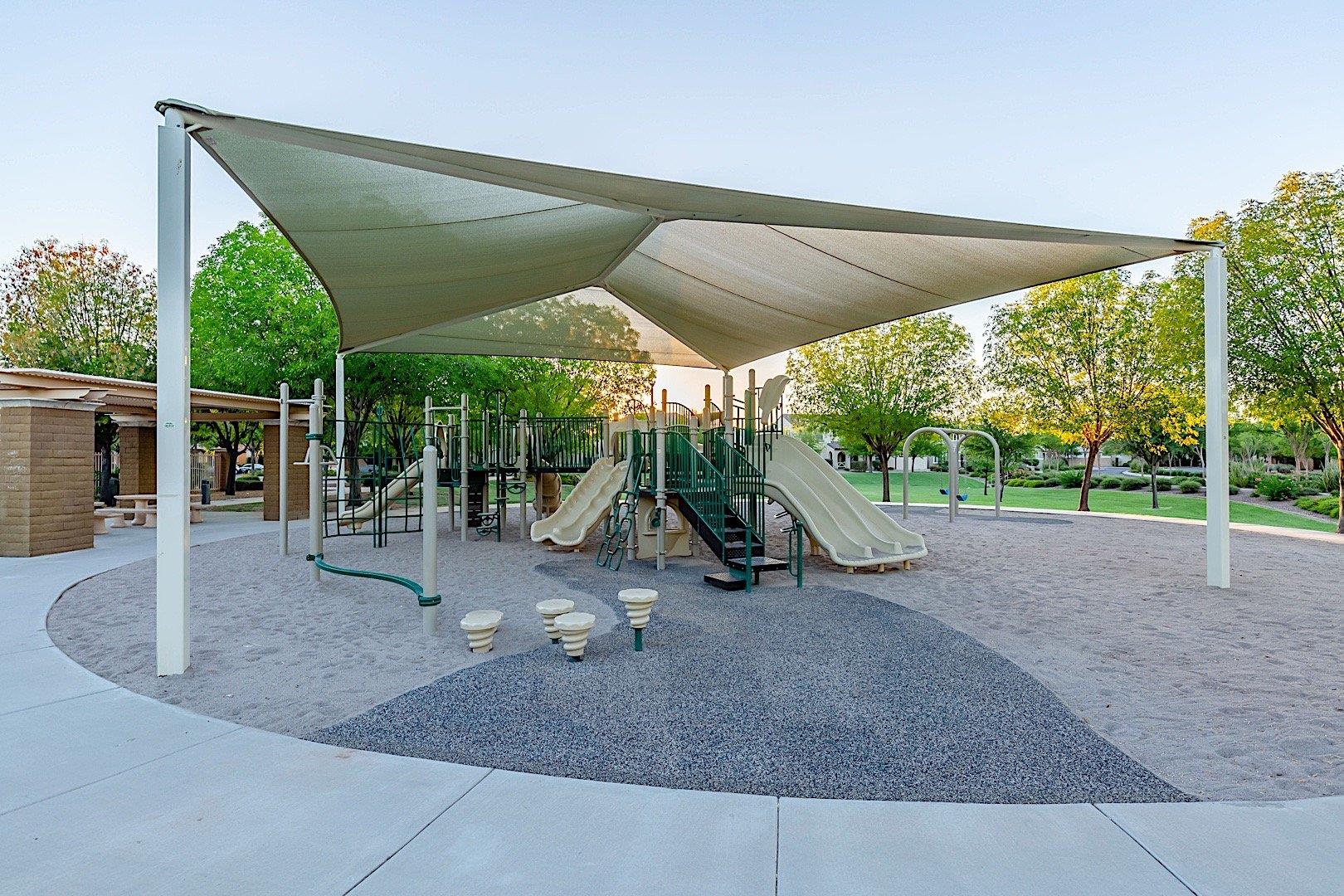 Childrens playground just down the street