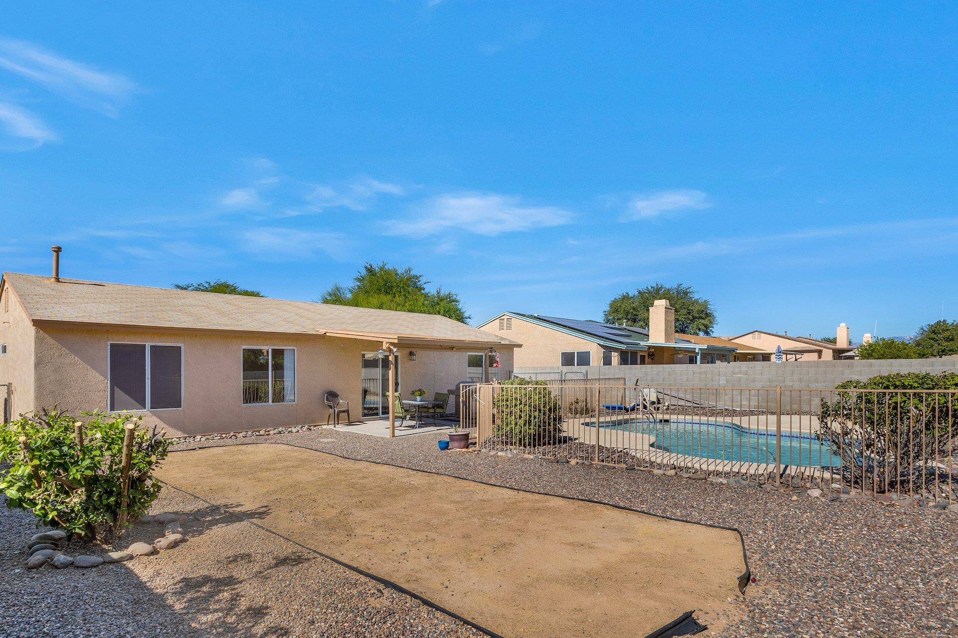 Another area for horseshoes or cornhole not included at this time