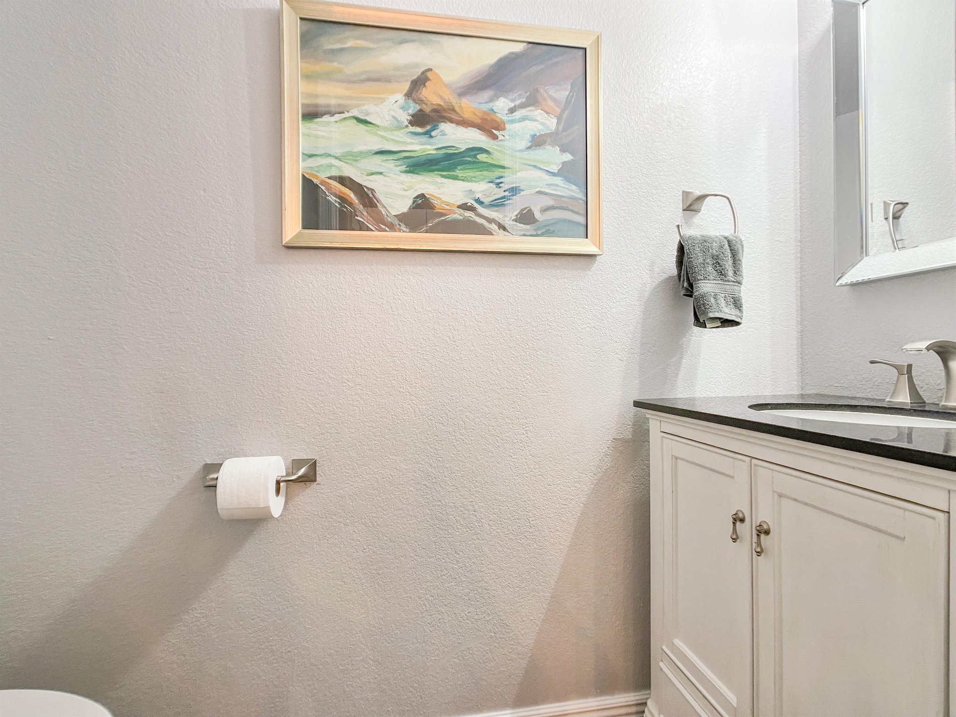 Half bath on first floor