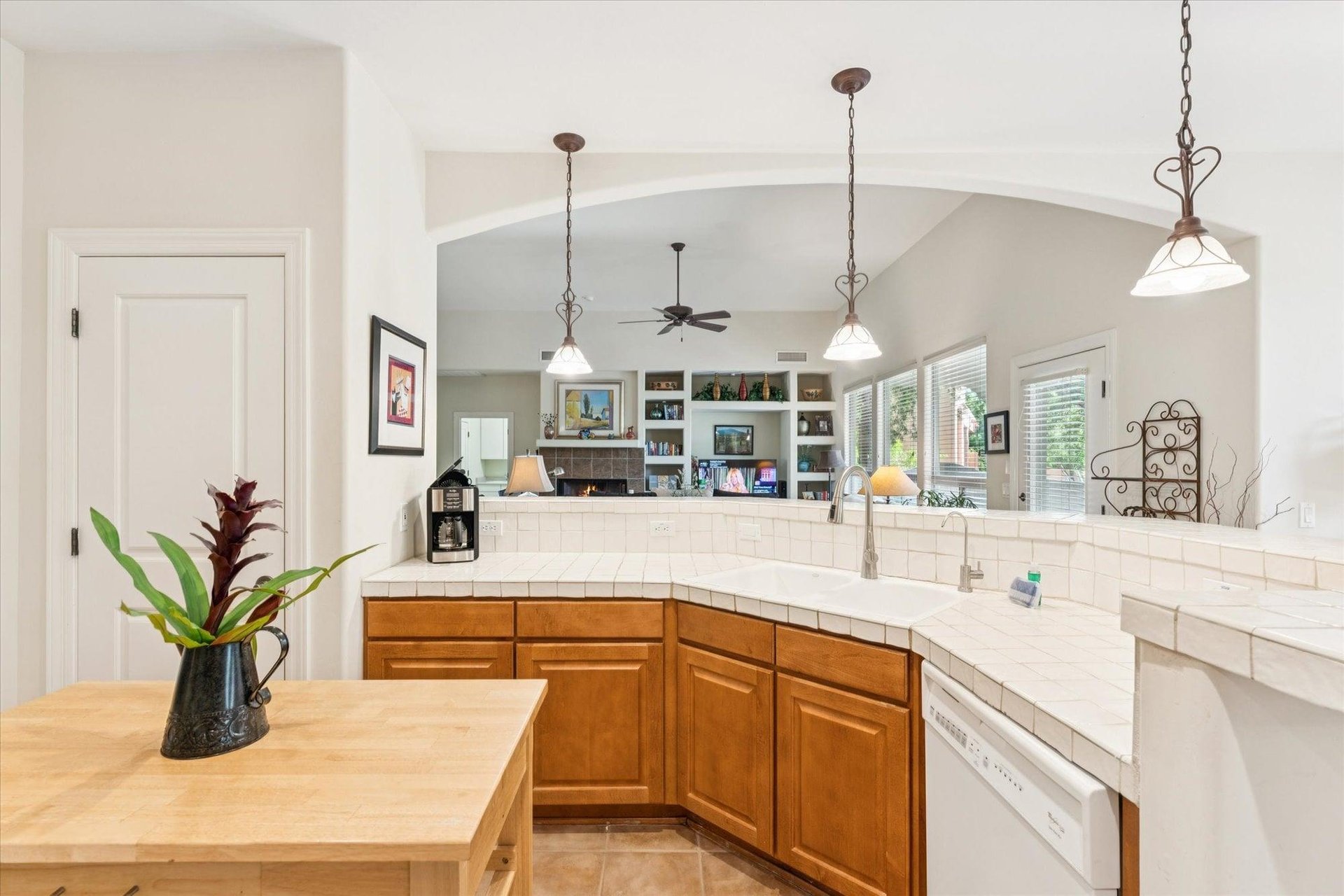 Dont worry, you can still see the TV while you cook