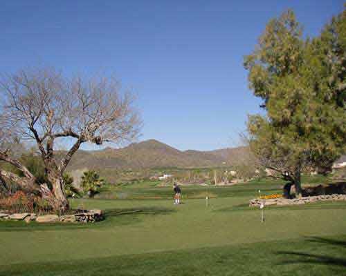 Tee off at the Rancho Manana Golf course.