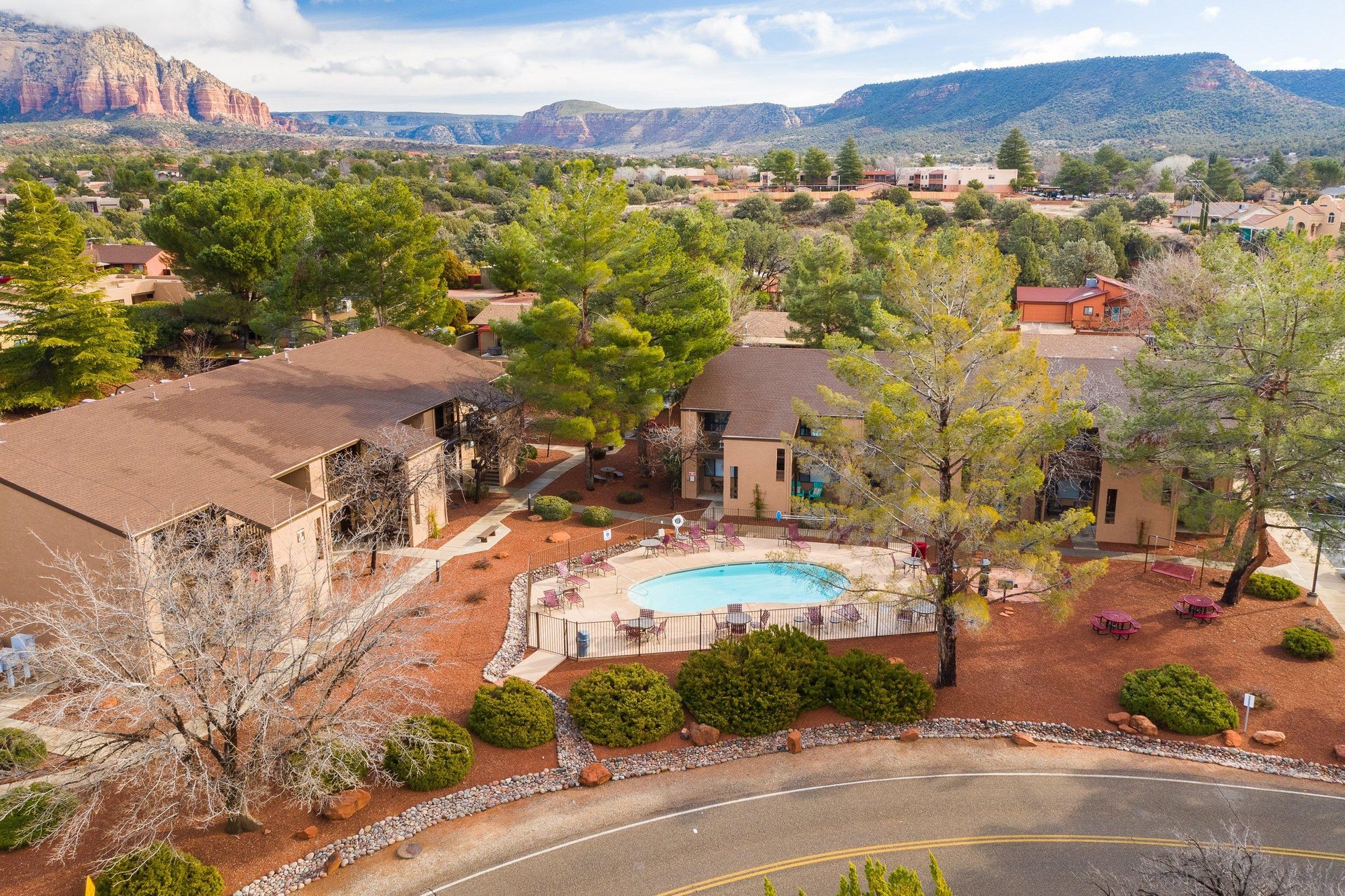 View of Sedona sunrise condos
