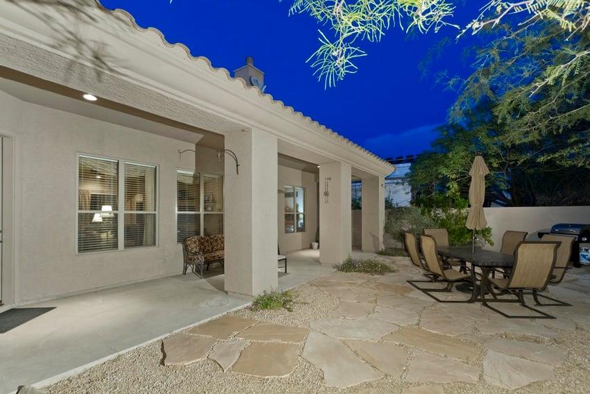 A well laid stone walkway gives you a path to follow