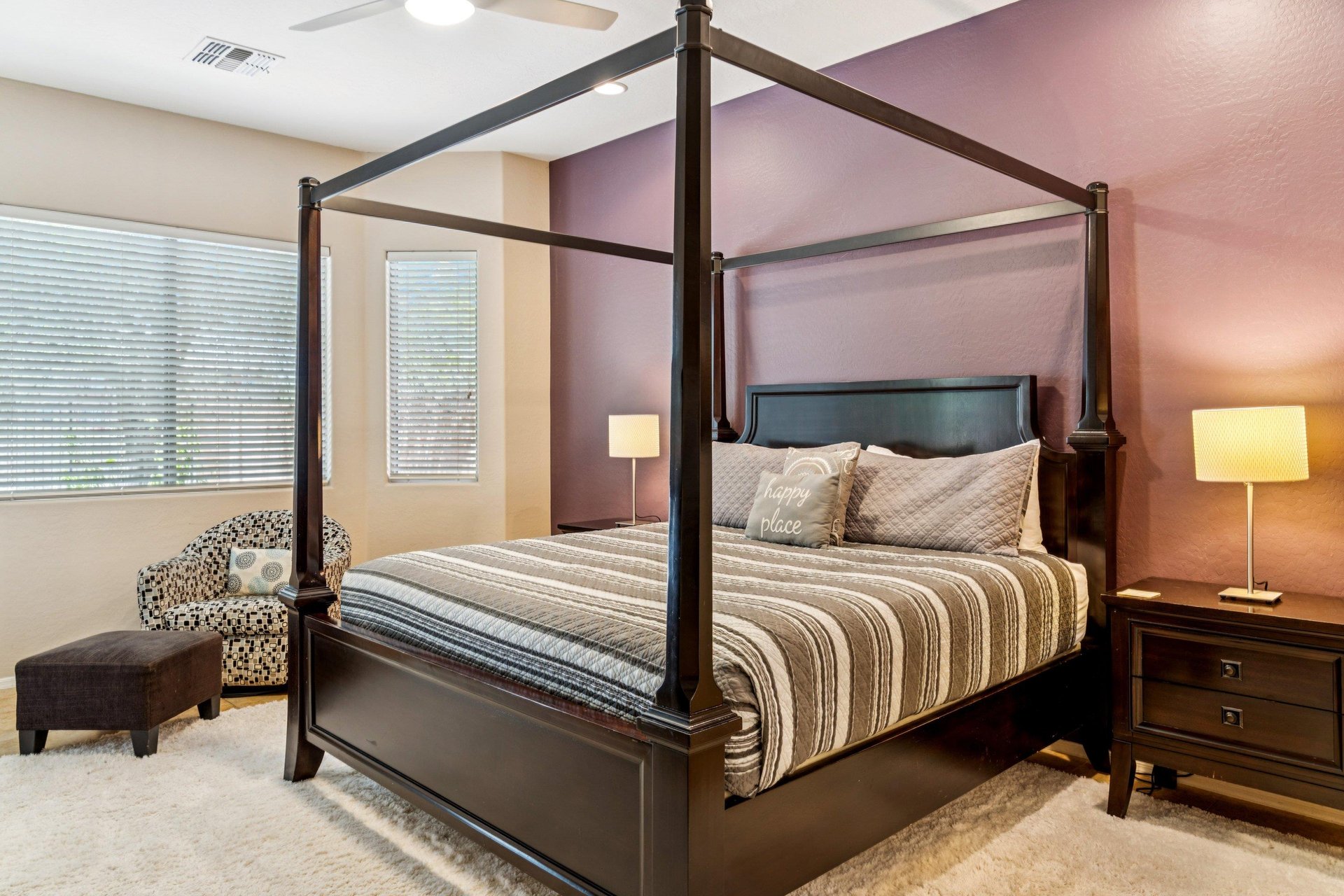 Main Bedroom with King Sized Bed