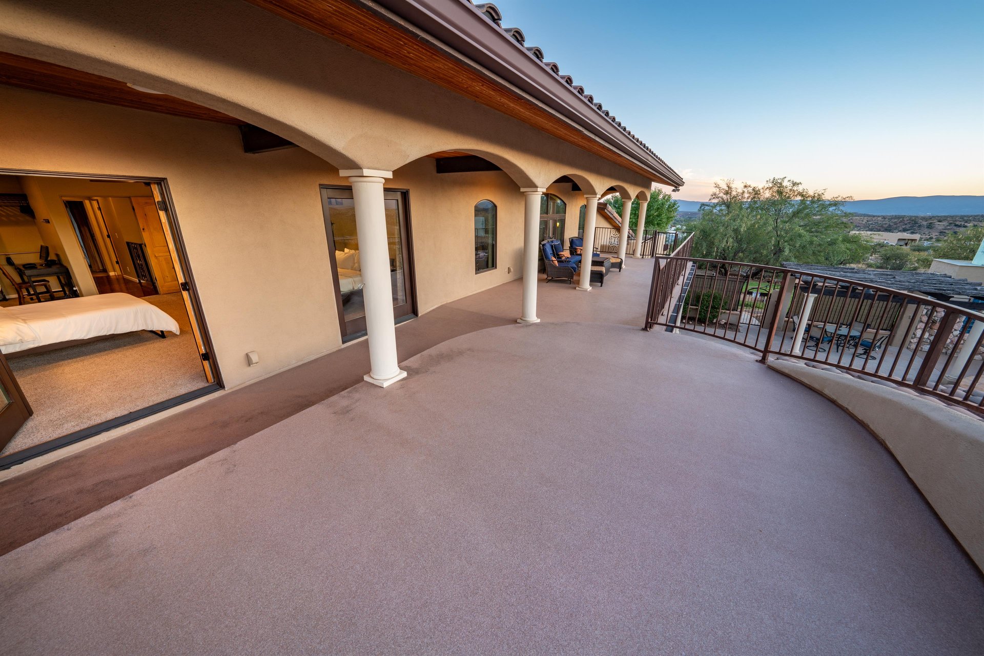 This Room Has Access To Upper Deck With Lounge Area