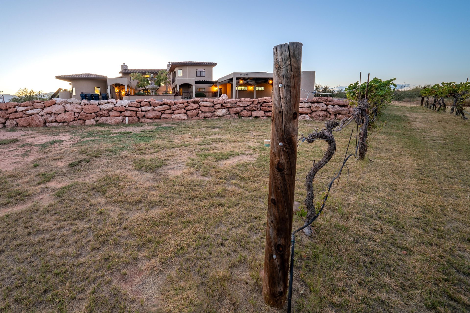 View Of Home From Vineyard