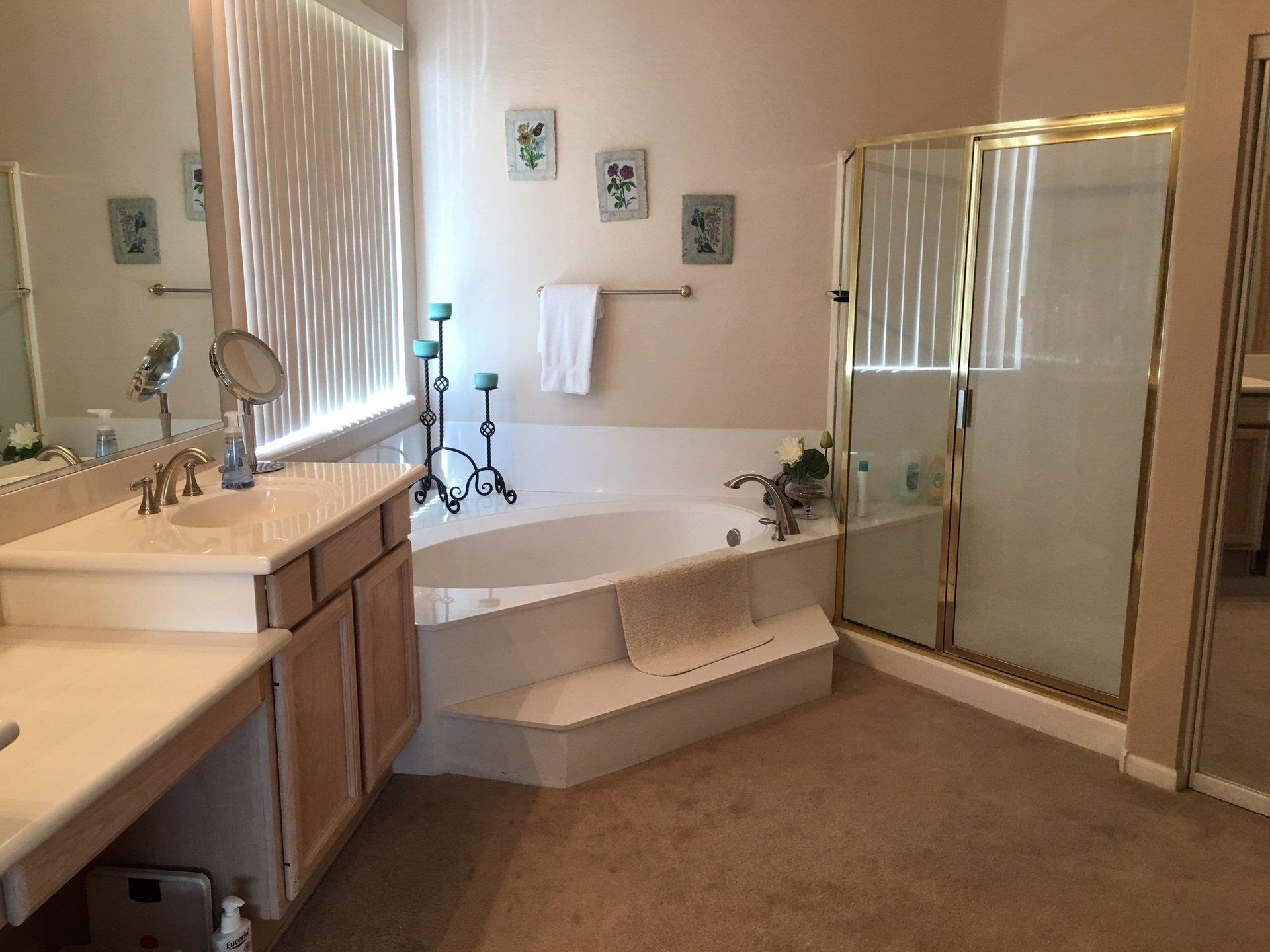 Master Bath w Soaking Tub