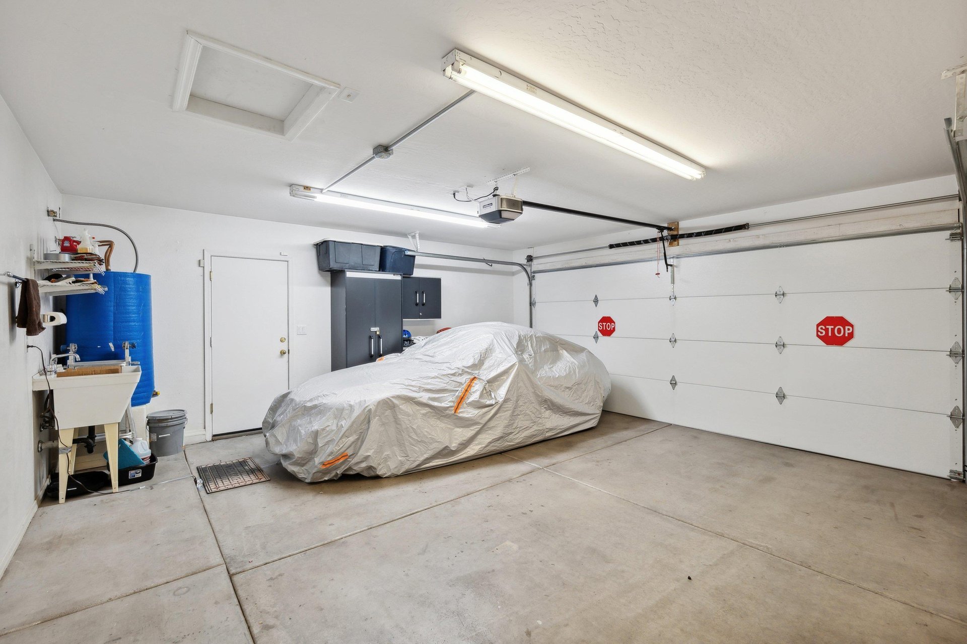 Garage parking for 1 car Owner vehicle stays covered