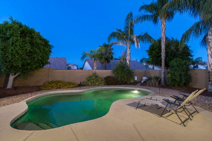 Enjoy a night time swim