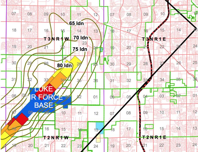 Luke Air Force Base Flight Map