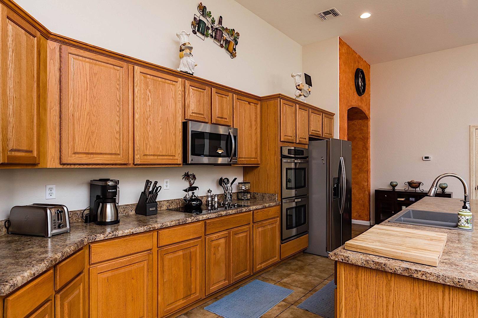 Fully Stocked Cabinets