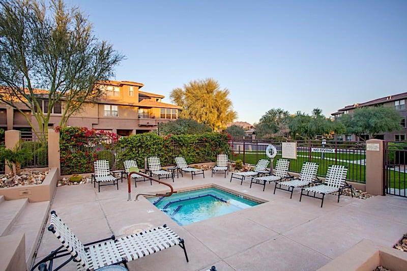 Heated community pool  spa