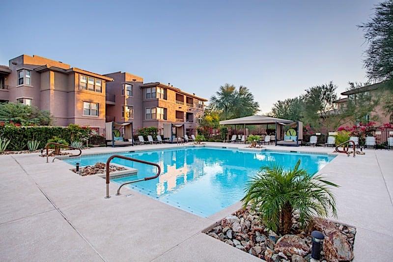 Heated community pool  spa