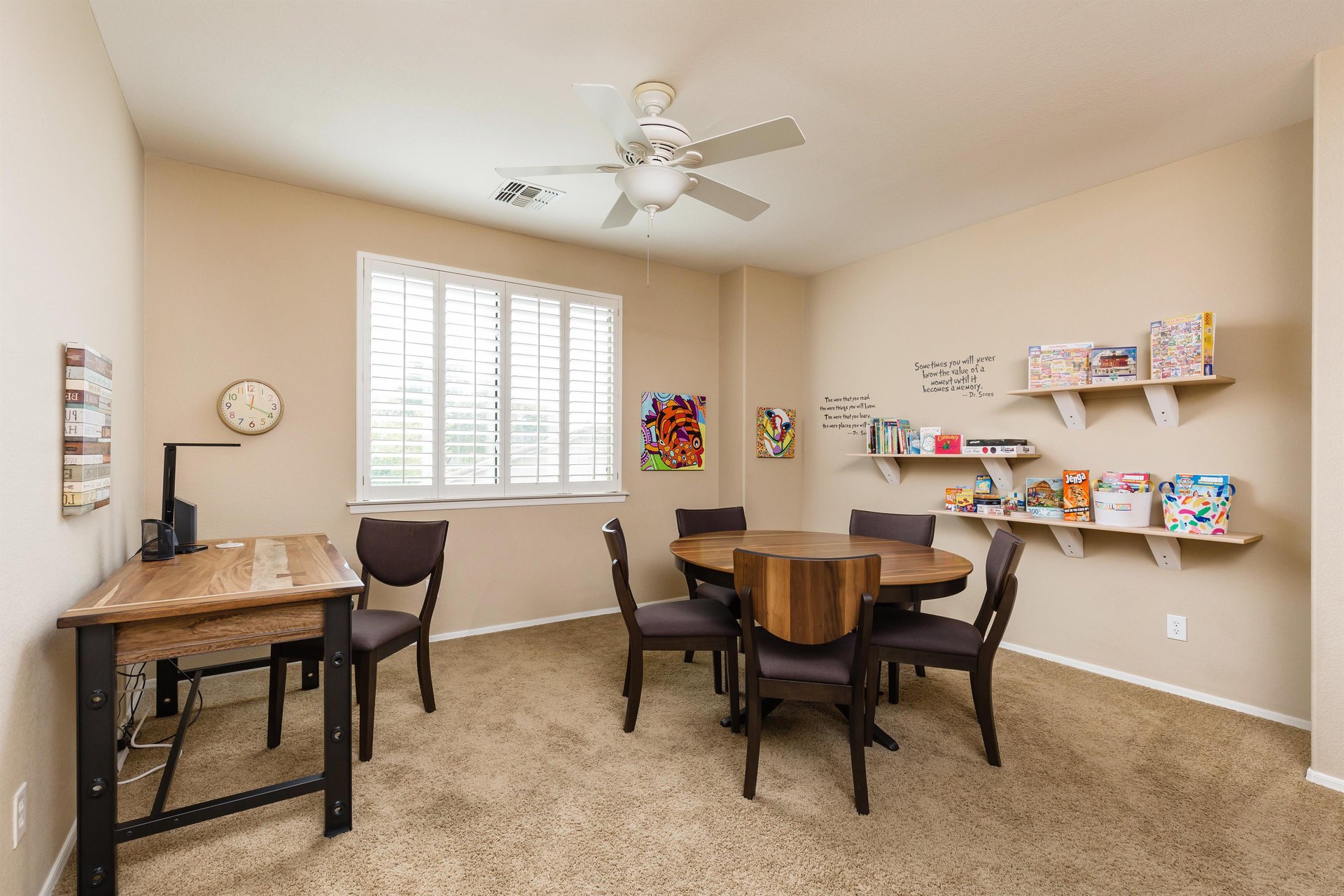 Dr. Suess themed game room