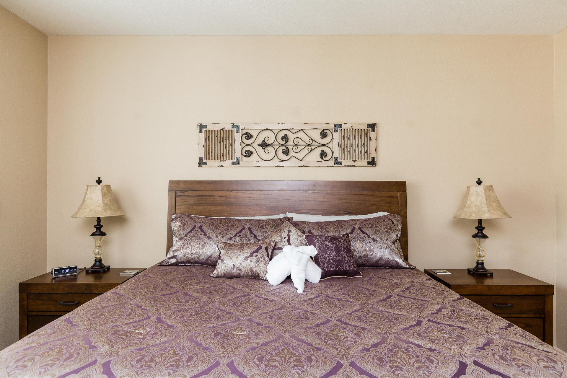 King Size Bed Towel Elephant not included