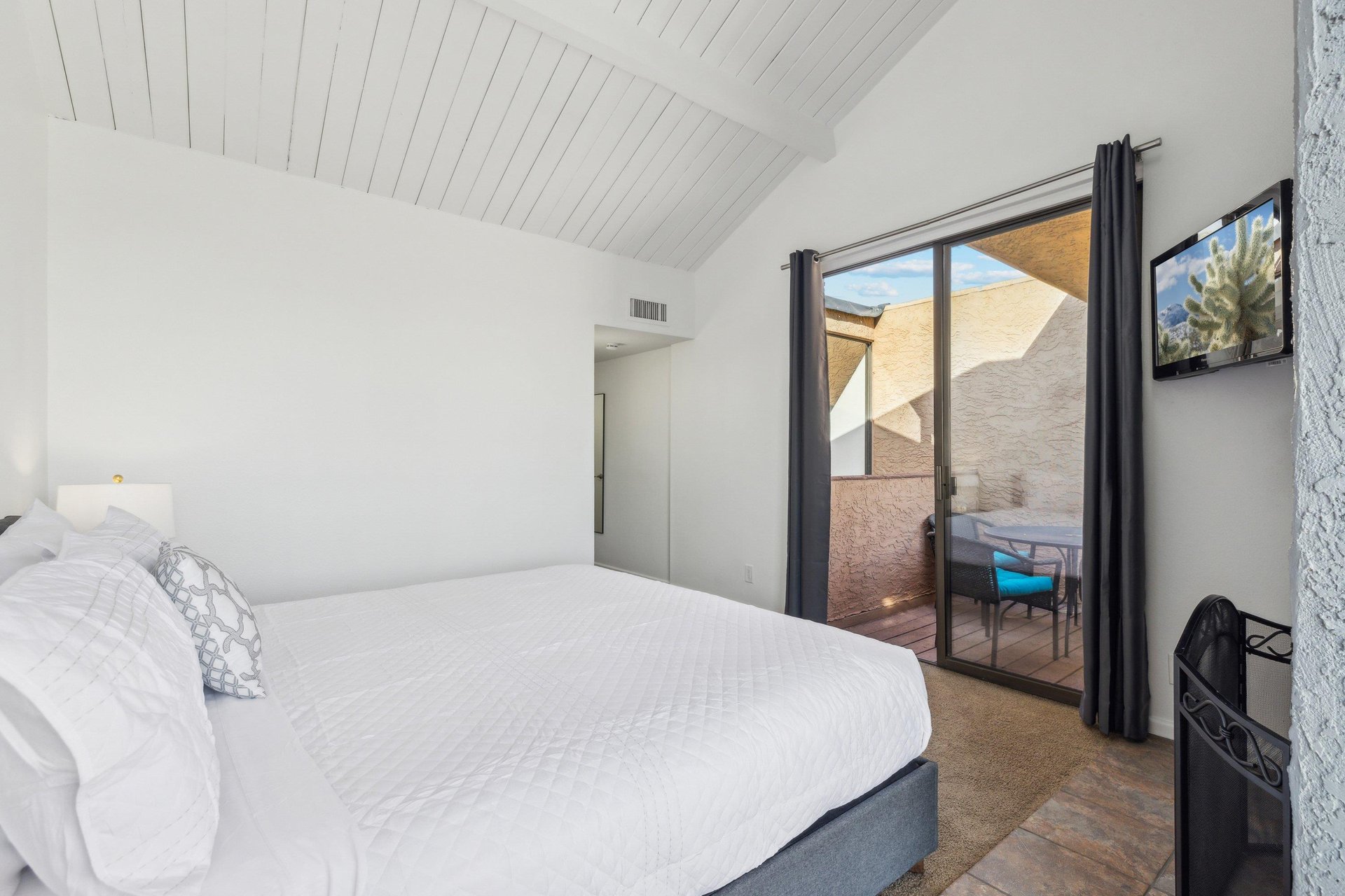 Private Patio access in the Main Bedroom
