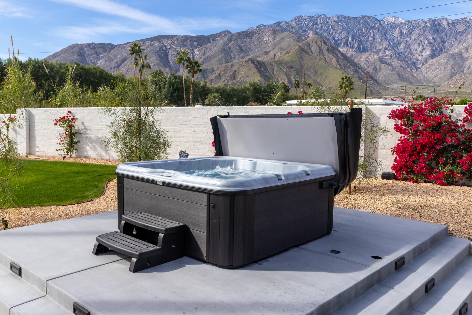 Gorgeous above ground spa