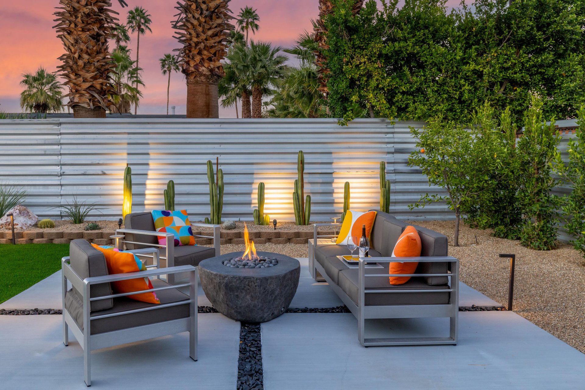 Gather around the firepit