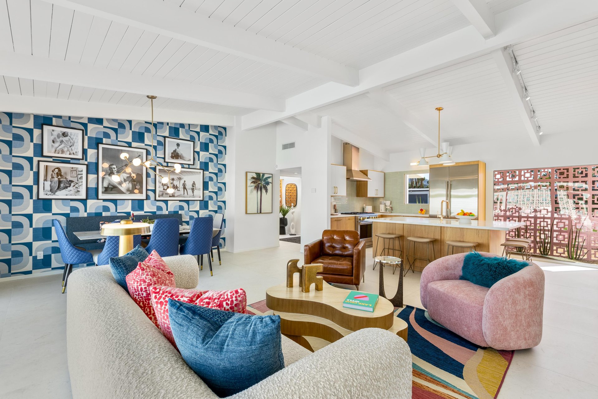 Comfortable midcentury modern furniture