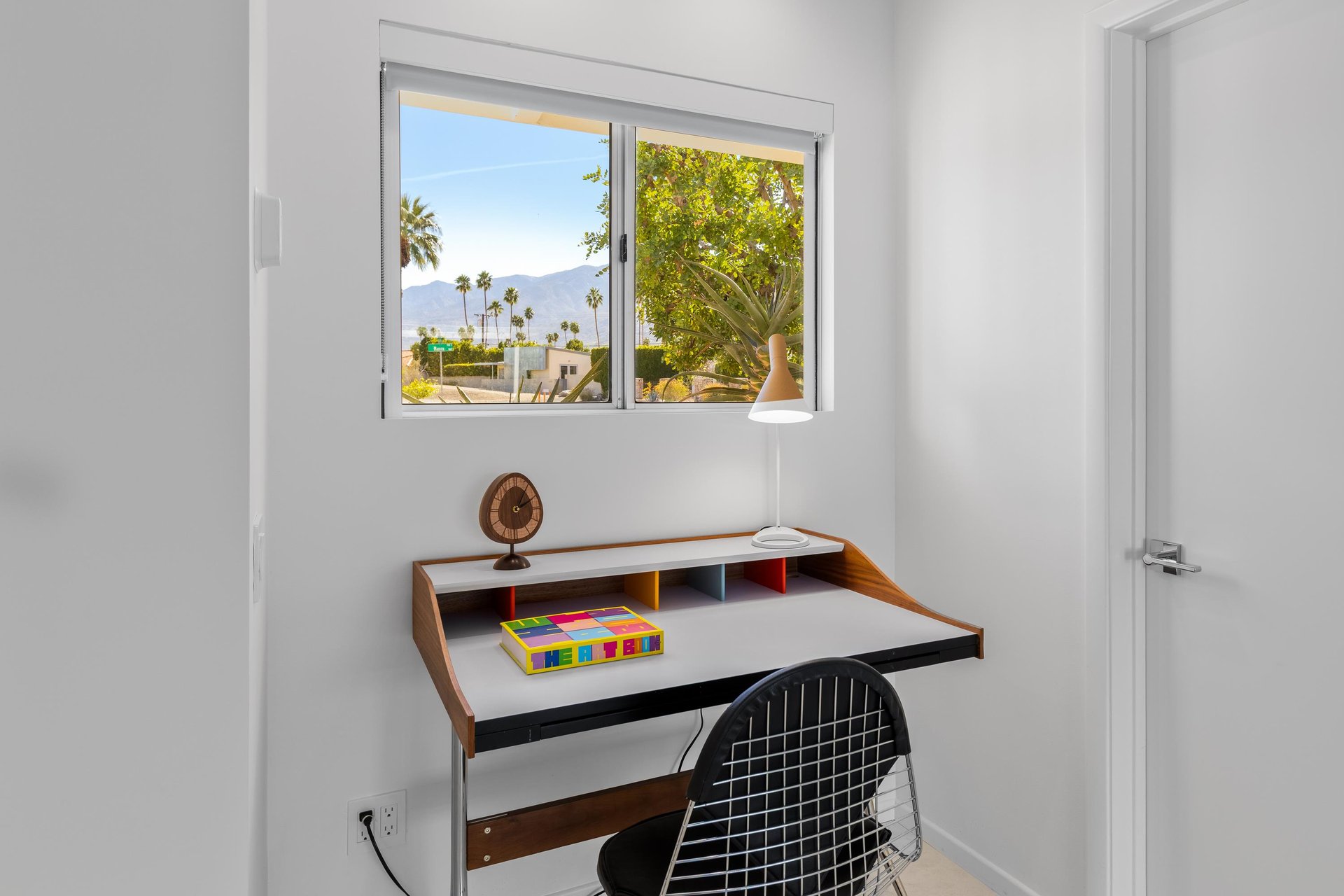 Dedicated desk near the laundry room