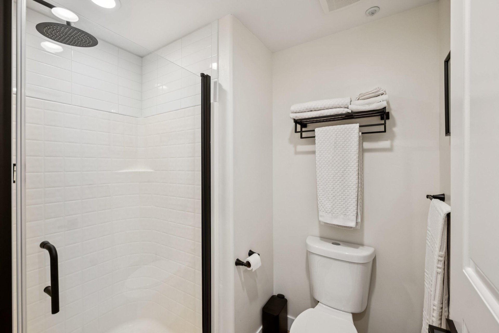 Master bathroom walk in shower