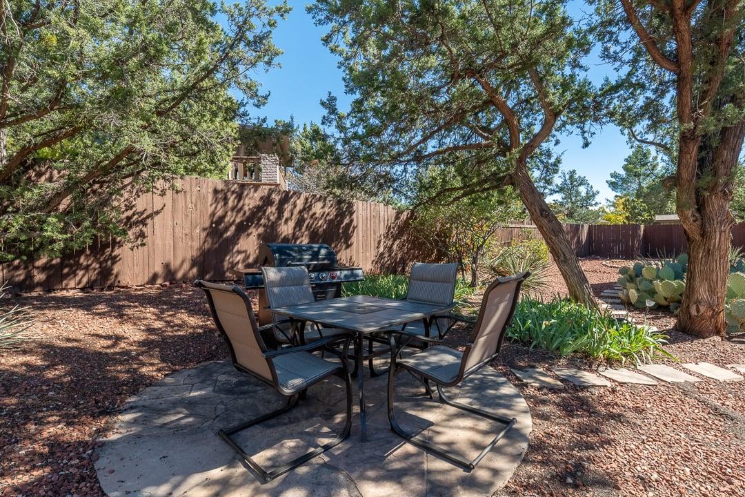 Outdoor Seating And Grill Area