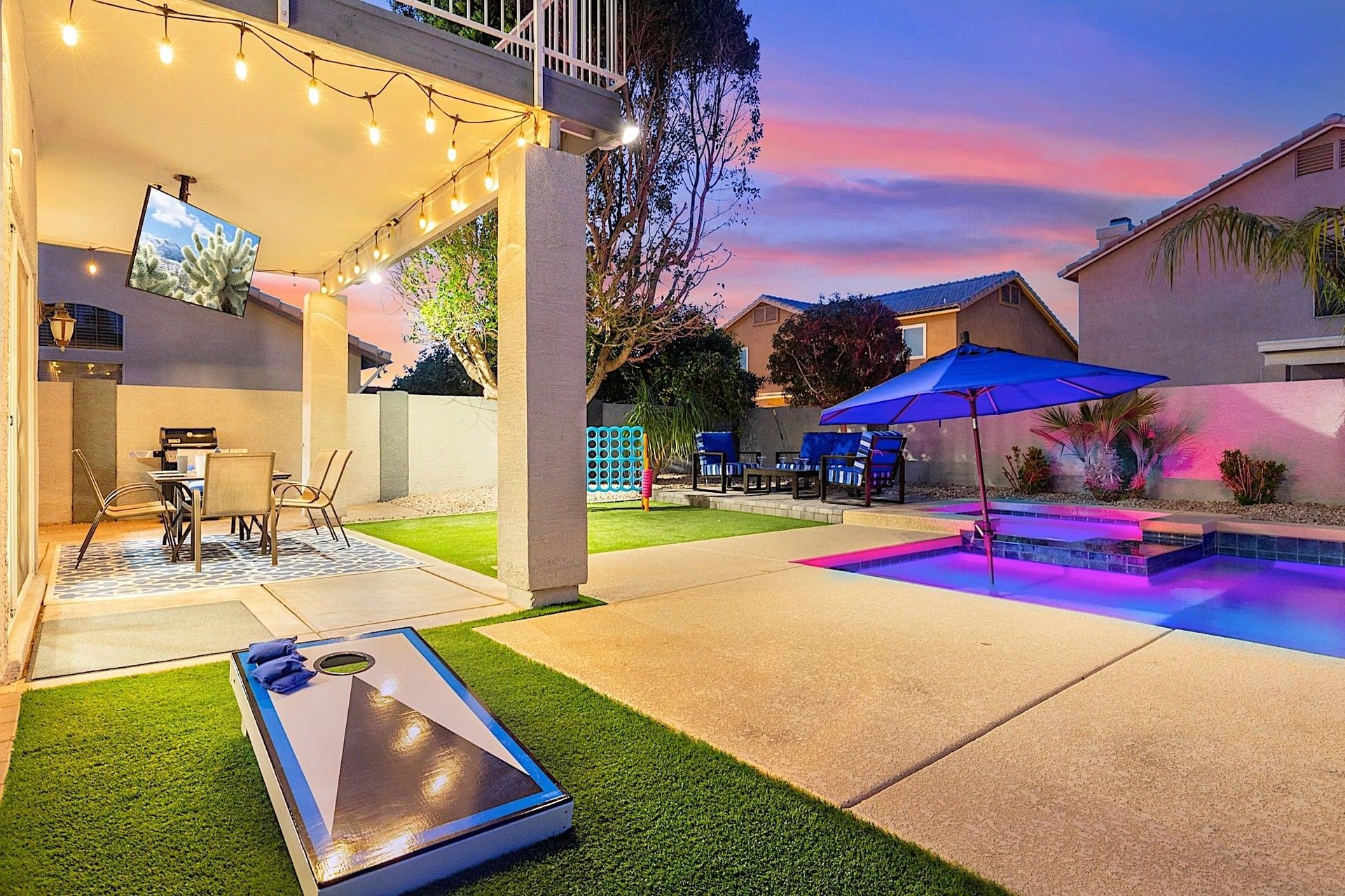 Corn hole game