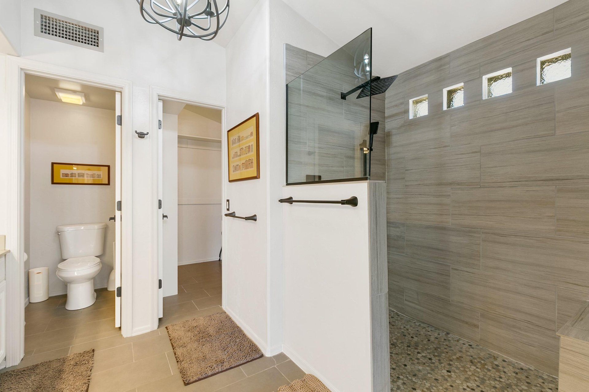 Walk in shower