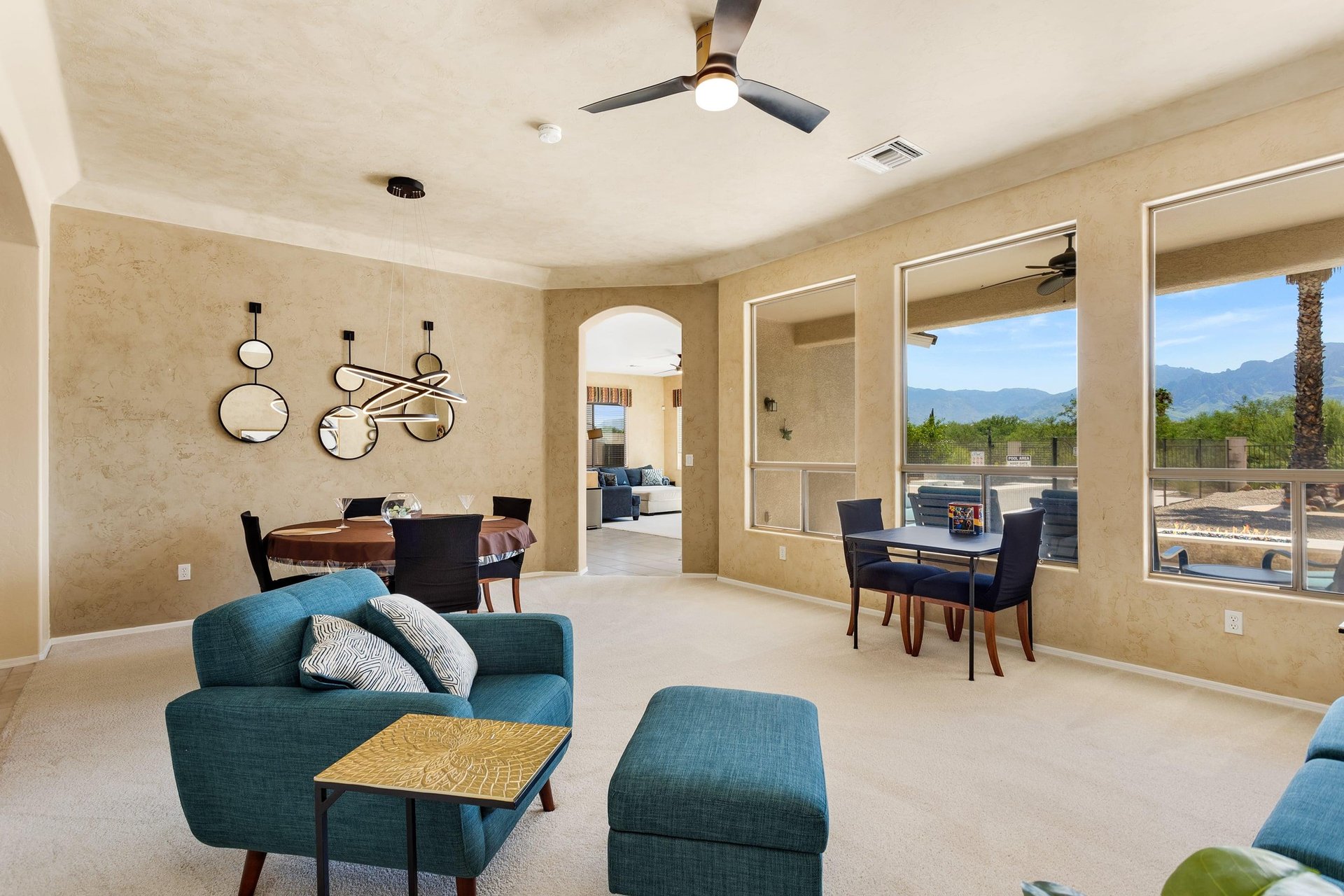 Formal dining area