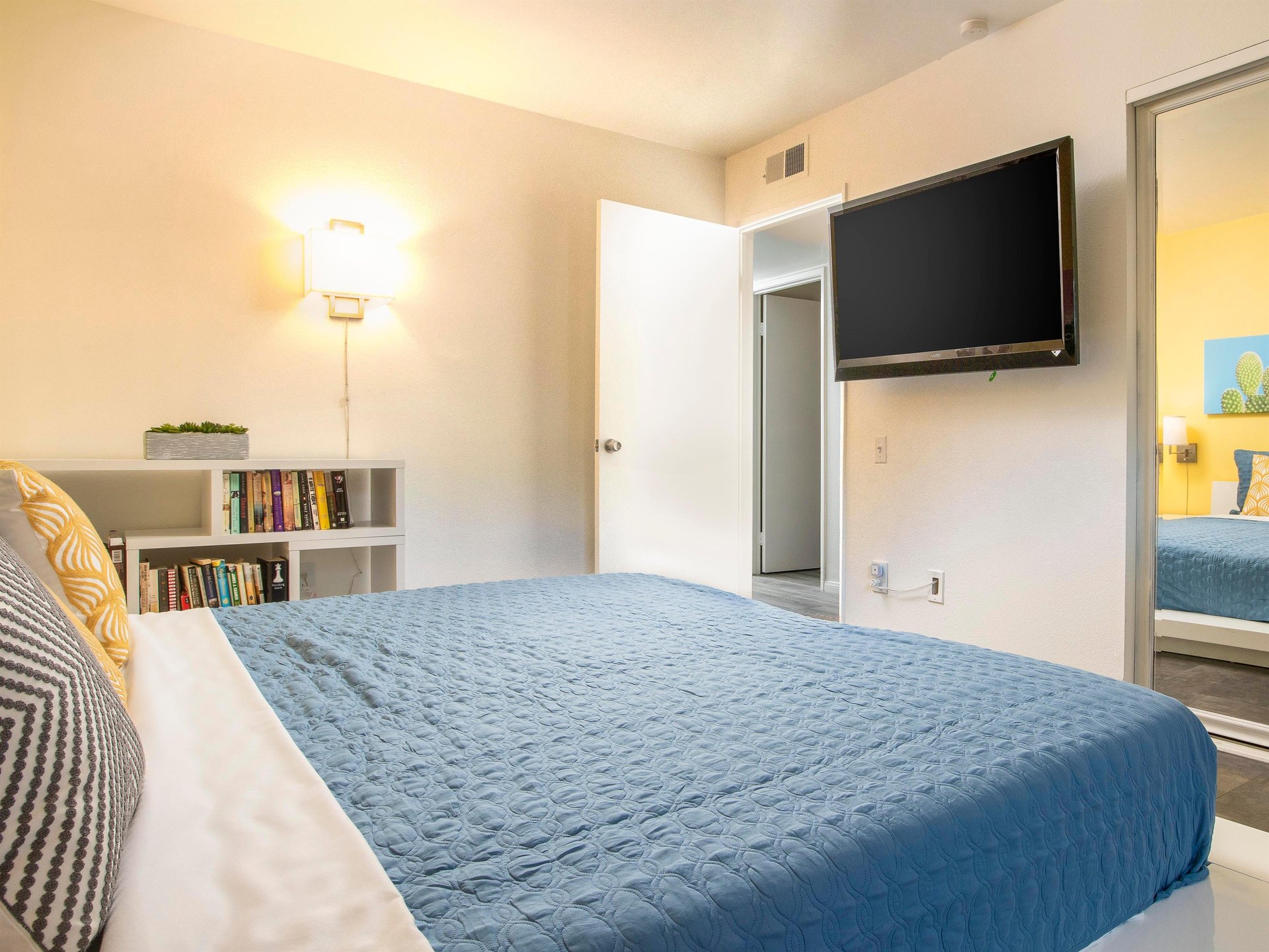 Flat screen TVs for relaxing movie nights