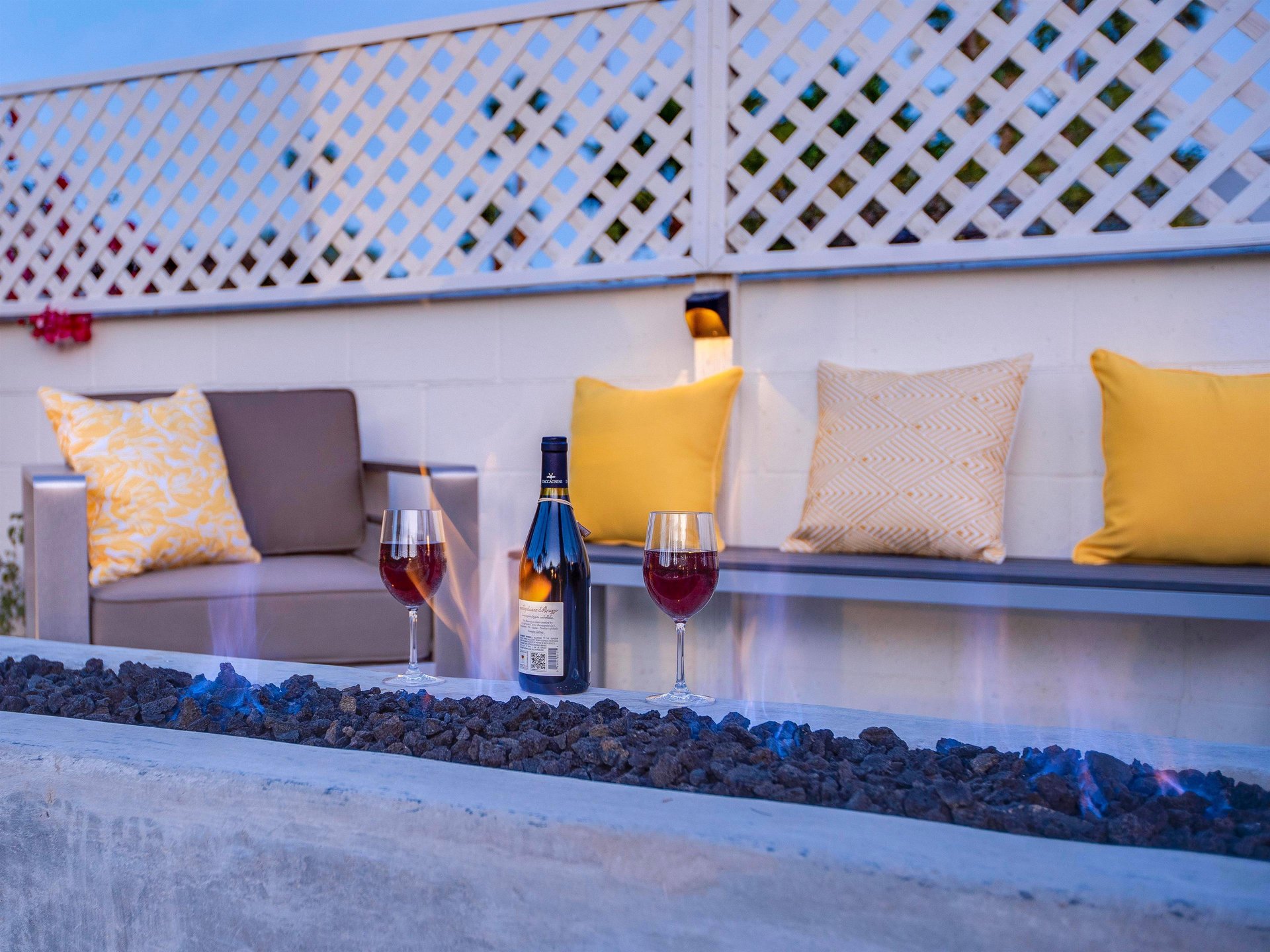 The perfect spot for a glass of wine