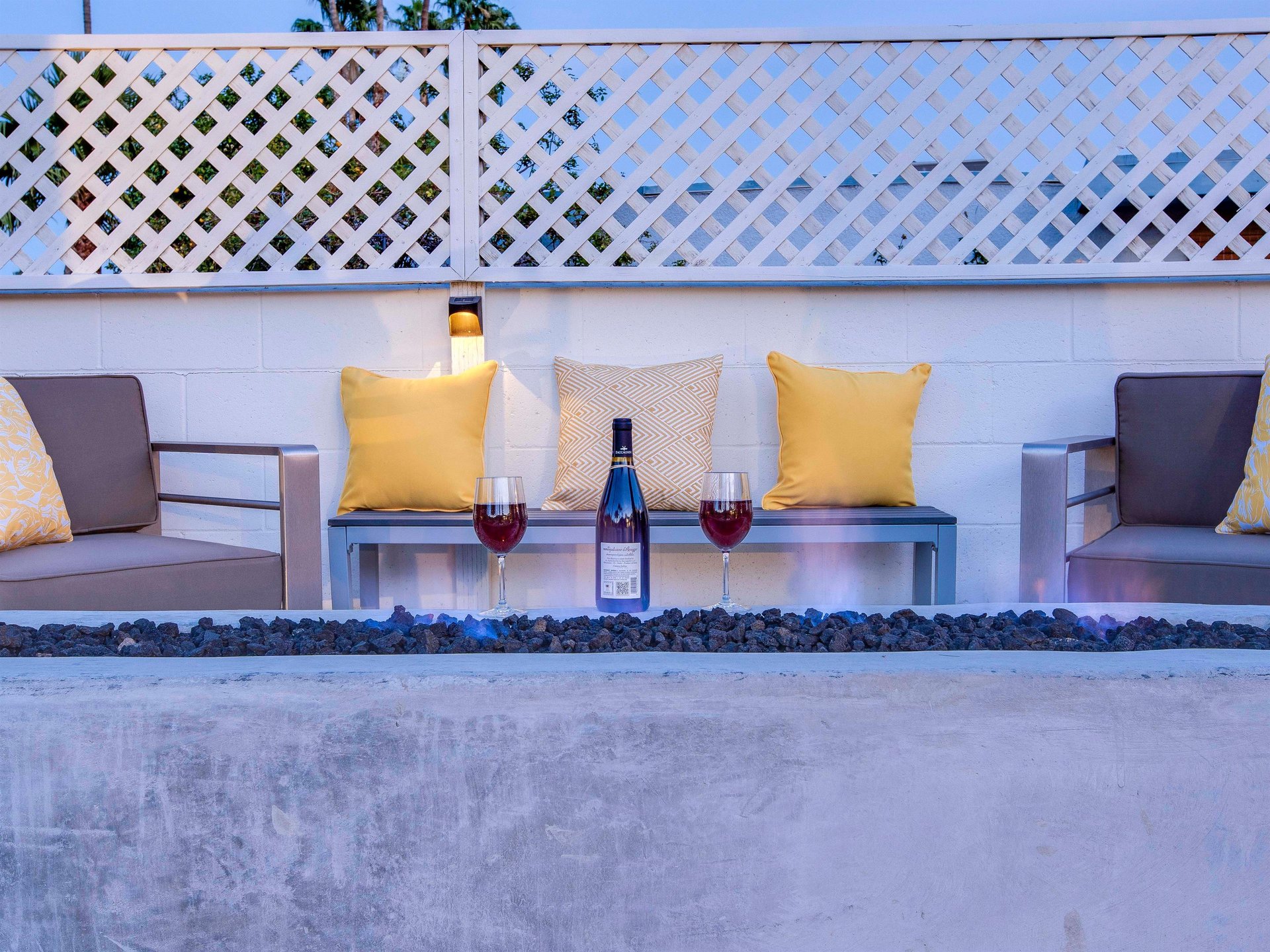 The perfect spot for a glass of wine