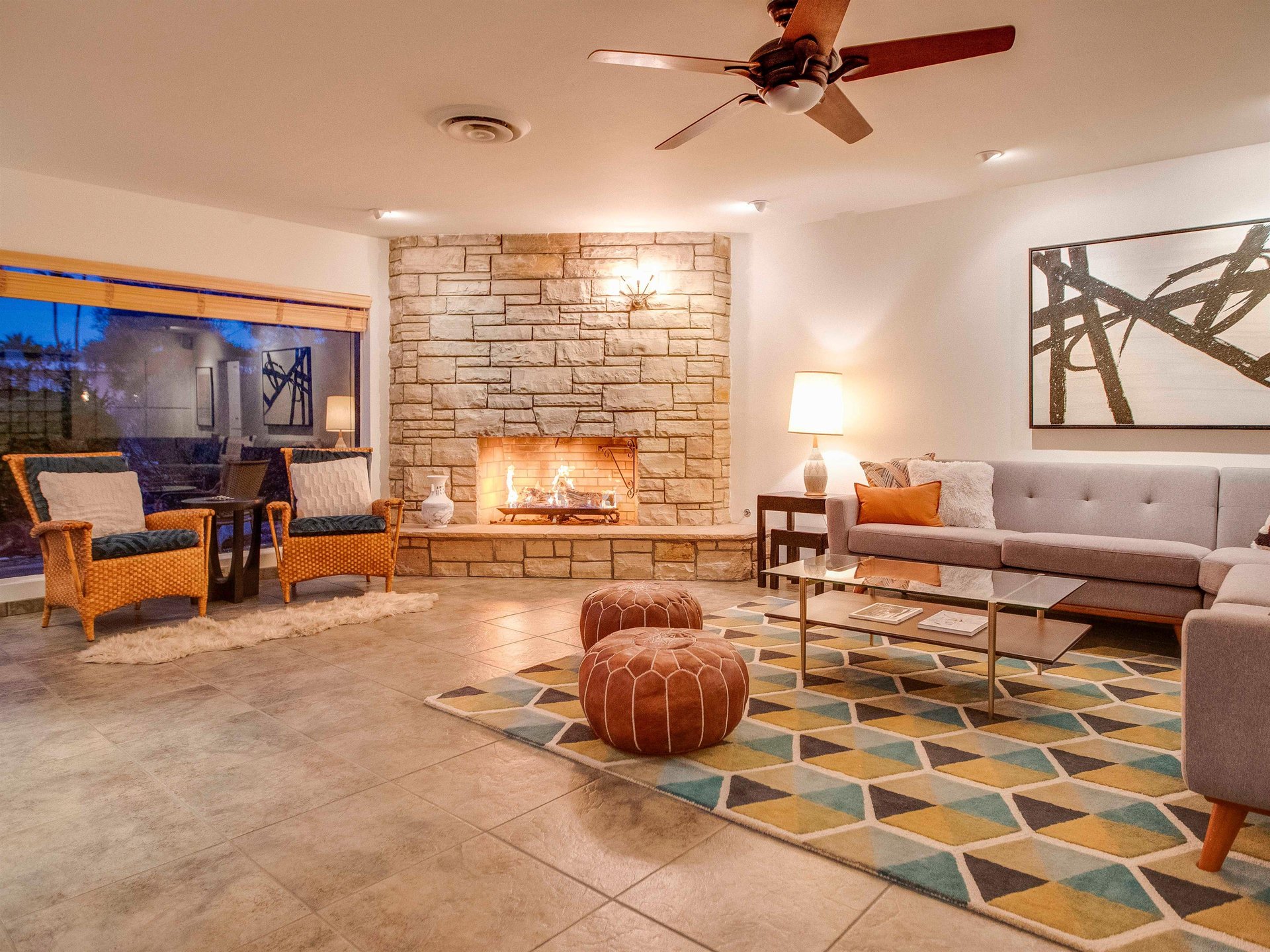 Spend quality time together in the open living area
