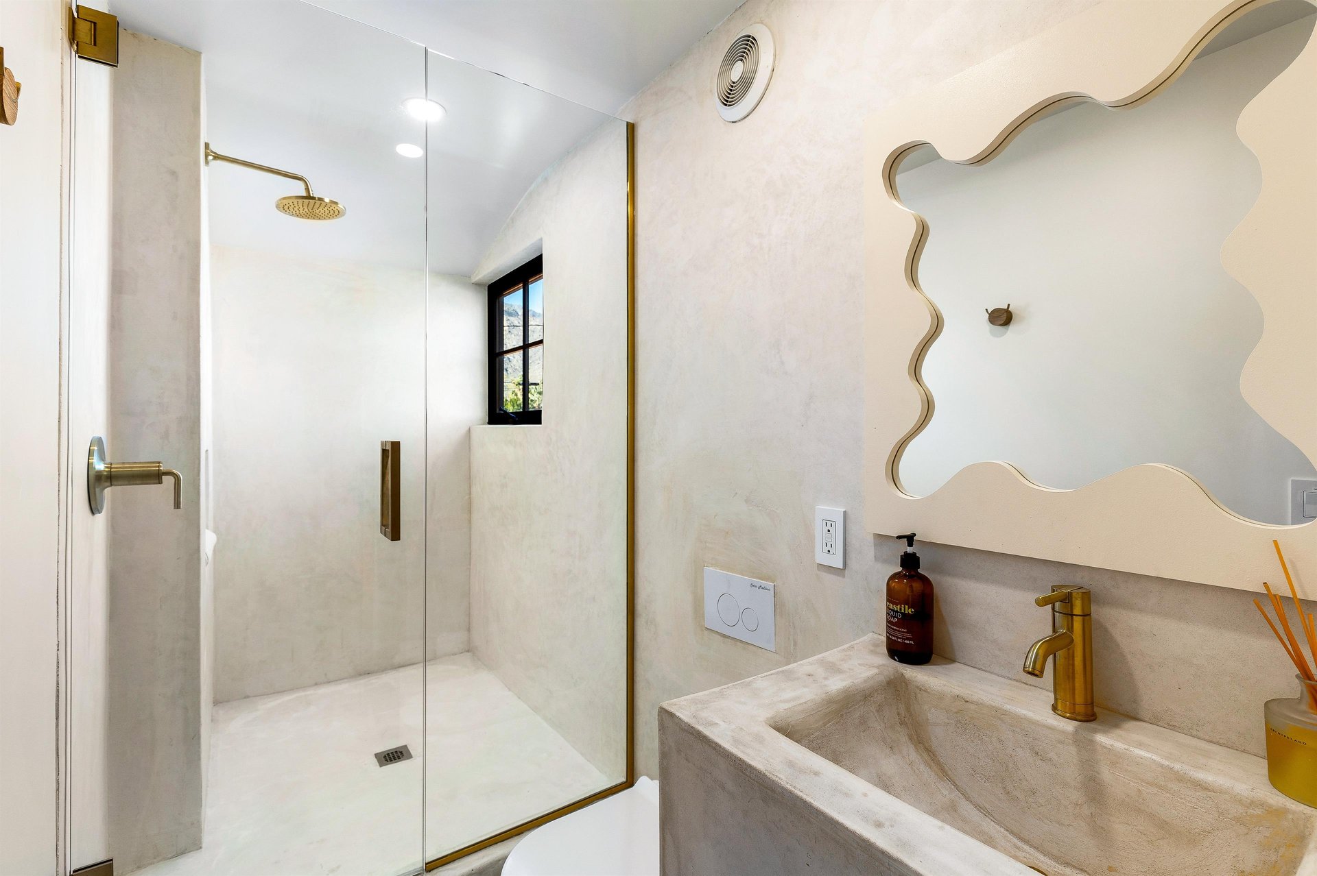 Waterfall shower