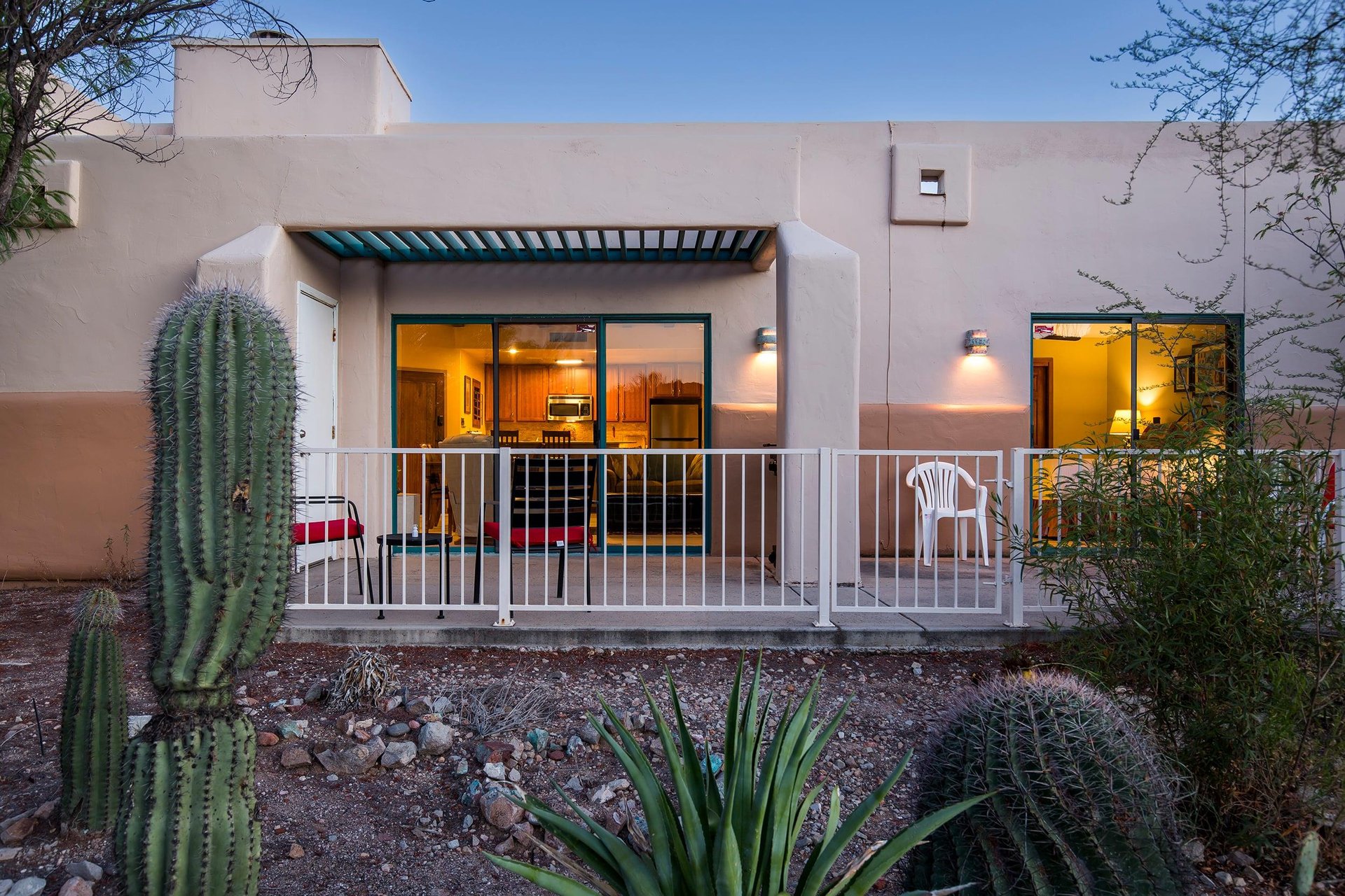 A newly renovated 2 bedroom, 2 bathroom home with golf course and resort views